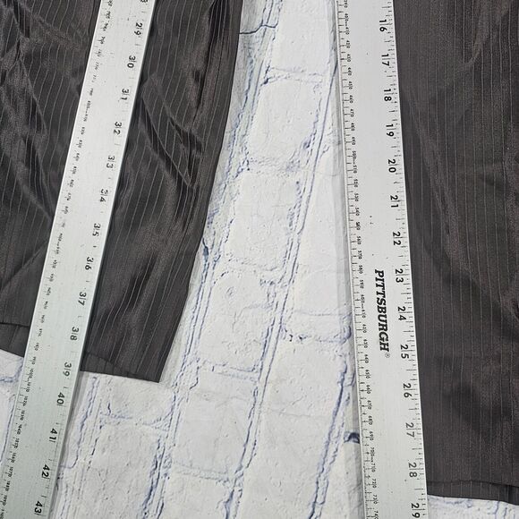 Carlo Pignatelli MENS SIZE US 38X27 Brown Shiny Dress Pants Wool Blend ITALY - Picture 2 of 14